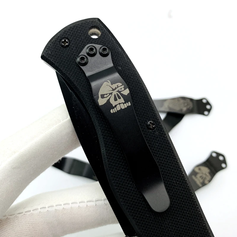 Koi дизайн Tc4 титановый сплав задний карманный нож зажим Zt для бабочки 551 ZT0620 0630 EM нож - Цвет: EM