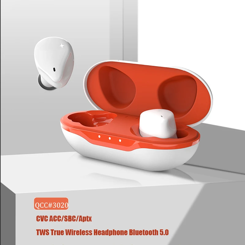 TWS беспроводные наушники Bluetooth 5 0 Динамический драйвер SBC Aptx QCC CVC 8 Шумоподавление