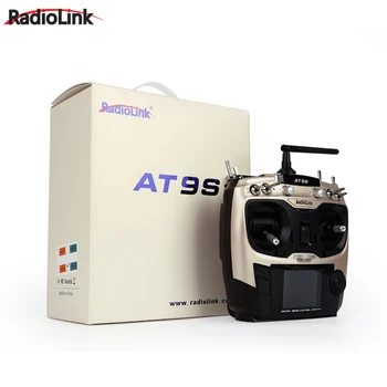 

1pcs Radiolink AT9S 2.4G 9CH System Transmitter with R9DS Receiver AT9 Remote Control update vision for quadcopter Helicopter