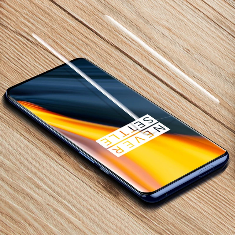 Lamorniea УФ закаленное стекло для Oneplus 7T Pro 100D УФ полный жидкий клей протектор экрана для Oneplus 7 Pro UV Полный Клей Стекло