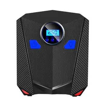 

Portable multifunctional vehicle air pump 12V, tire pressure digital display, automatic full stop, built-in lighting