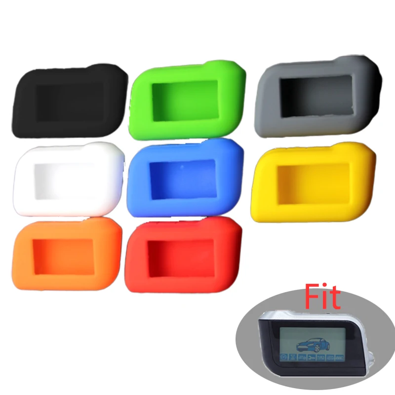 

A93 A96 A63 Keychain Silicone Cover Key Case for Starline A93 Two Way Car Alarm Remote Controller LCD Transmitter