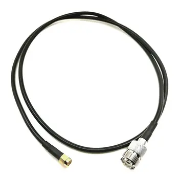 

RF LMR200 SMA Male to UHF SO-239 Female Coaxial Antenna Connector 43inch /3,6ft/110cm
