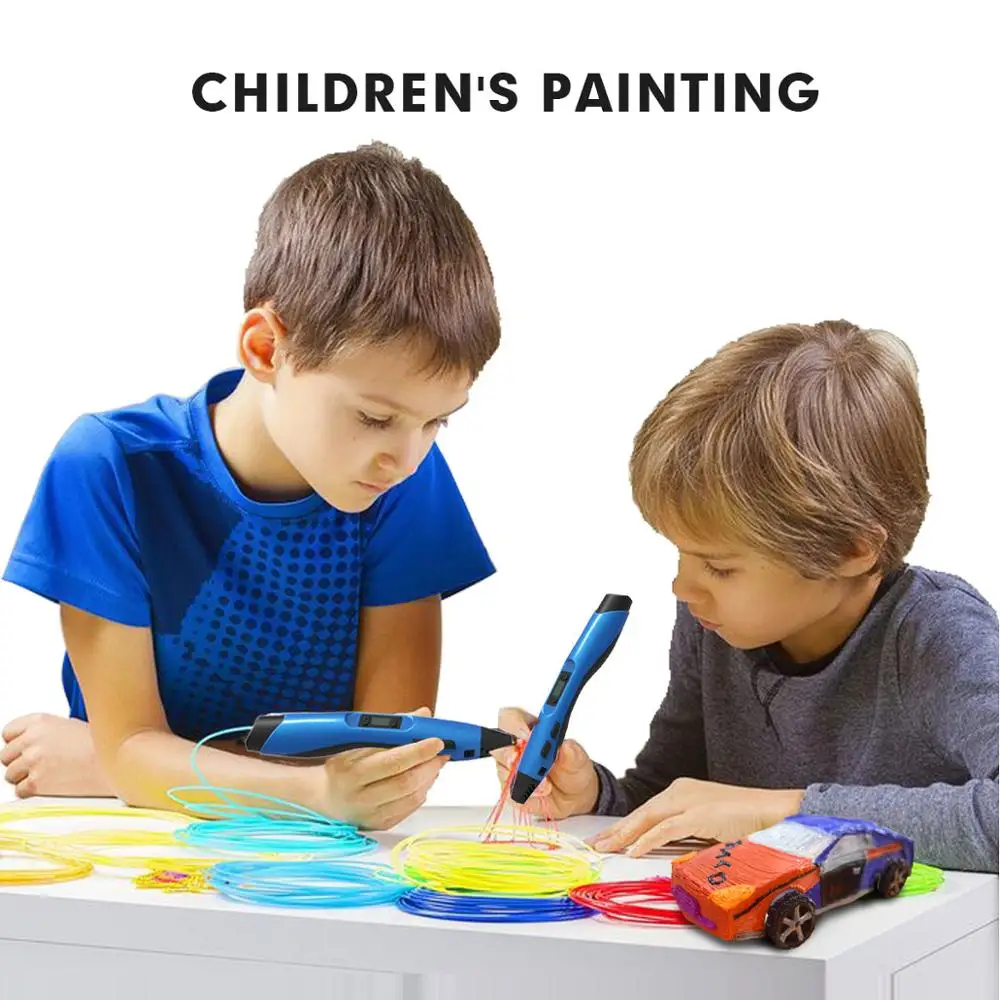 300A 3D Printing Pen DIY Doodling With Temperature Adjustable Temperature 3d printing pen