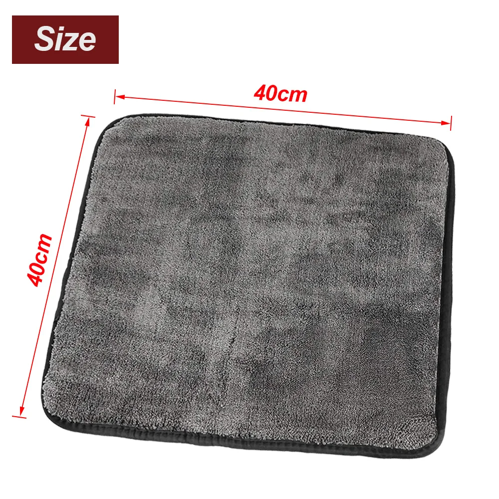 car polishing wax Car Wash Towels 1200GSM Car Detailing Microfiber Towel Drying Cleaning Rags Washing Cloth For Auto Tire Cleaning Car Care Cloth best ways to clean car seats