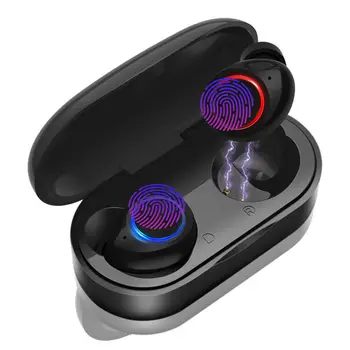 

Waterproof TWS V5.0 Wireless Bluetooth Earphone Touch Control Running Headset With Mic Candy Color Earbuds
