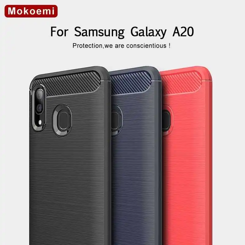 

Mokoemi Fashion Shock Proof Soft Silicone 6.4"For Samsung Galaxy A20 Case For Samsung Galaxy A20 Cell Phone Case Cover