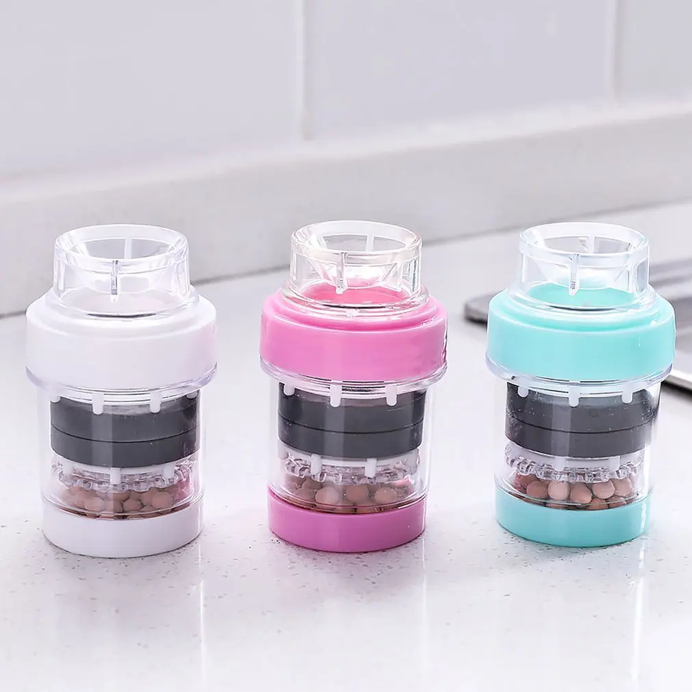 Faucet Maifan Stone Water Filter Splash-Proof Shower Telescopic Tap Water Section Rotatable Water Nozzle With Filter Filter