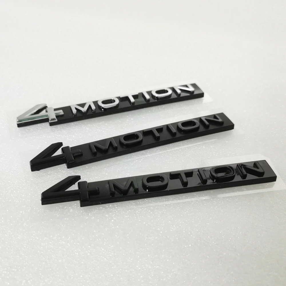 4Motion Badge Emblem Sticker Adesivo Posteriore Per Volkswagen Vw Golf Passat Jetta Arteon Tiguan Touran Touareg 4Motion Sticker
