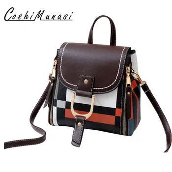 

WOMEN Messenger Bag NEW FASHION WOMEN SHOULDER BAG Casual Wild Plaid Women Bag College Style Handbags Vintage Ladies Bags