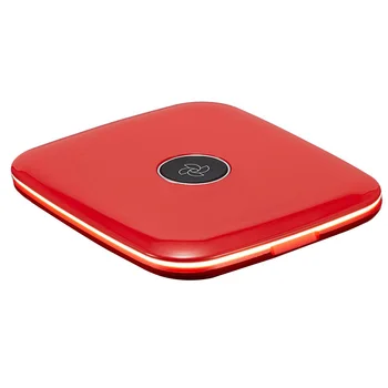 

Smart Mini Portable Handheld Cosmetic Tool Makeup Mirror ABS Travel Circular LED Light Touch Dimmer Gift USB Charging