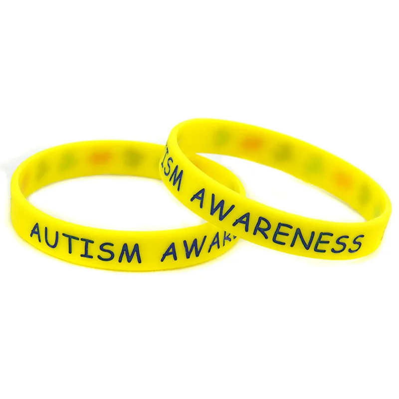 Autism Awareness Silicone Bracelet Autism Medical Warning Bracelet Wrist Band silicone wristband