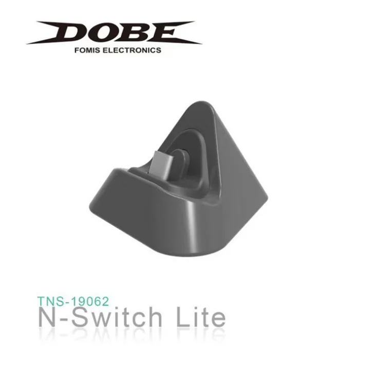 DOBE Mini запасная зарядная док-станция для зарядки подставка для N-Switch Lite игровая консоль usb type C порт защита для восстановления - Цвет: grey