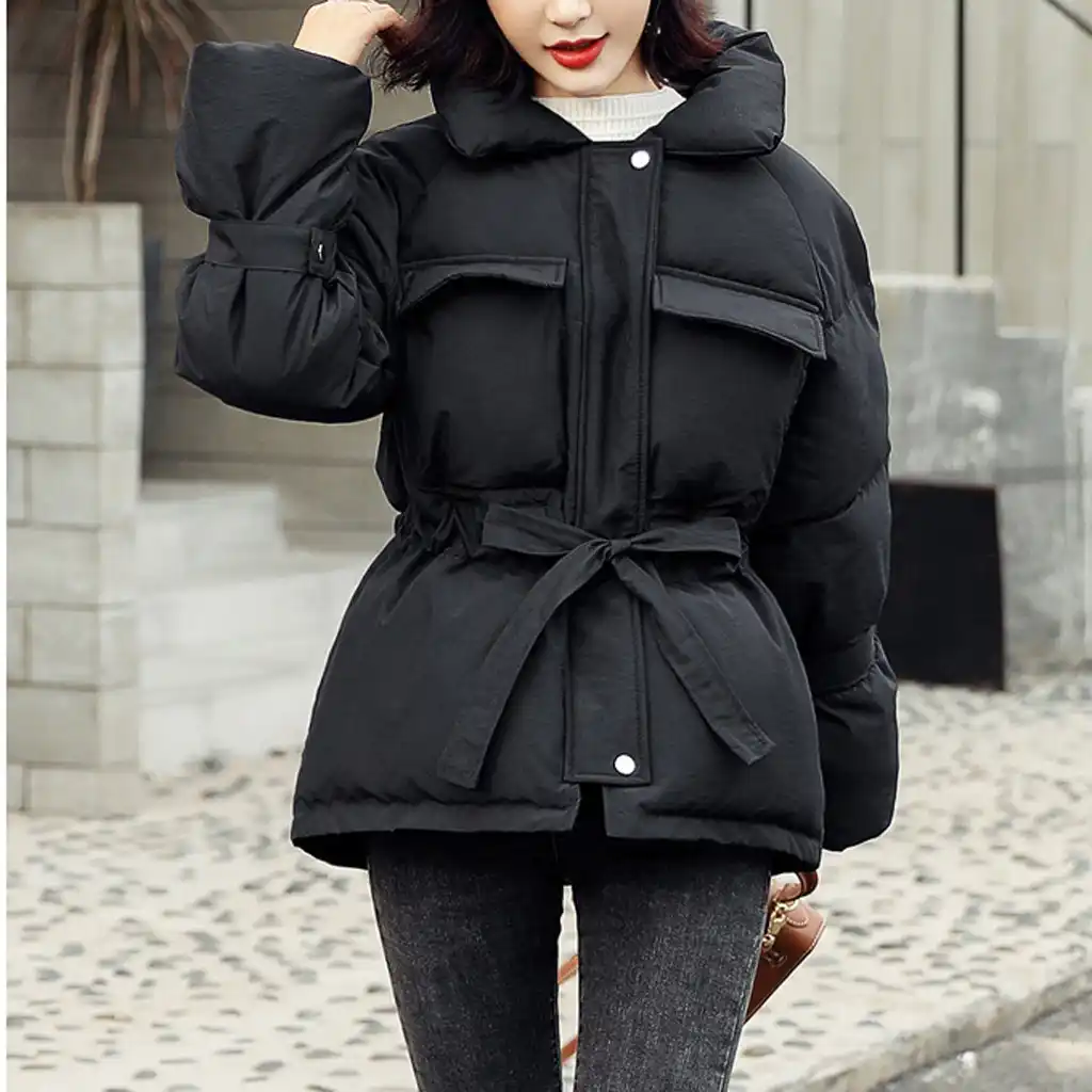 womens puffer jacket short