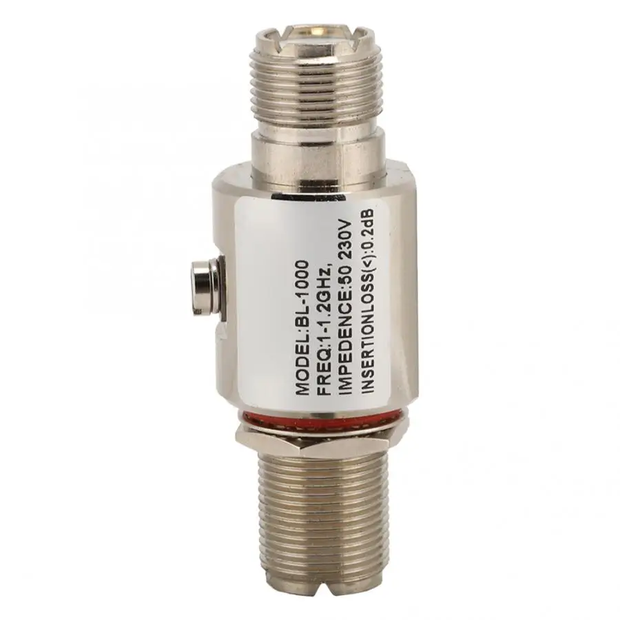 Arrester с разъемом Lightning 1-1 2 ГГц 200 Вт PL259 Female/UHF Female/SO239/M | Электроника