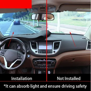 

Pattern Non-slip Dashmat Dash Mat Dashboard Cover Pad Carpet Car Sticker for V-olkswagen Santana Vista 2004-2010 Car Styling