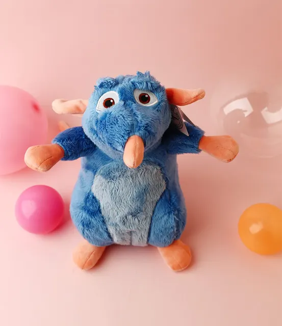 Jouets en peluche Remy Disney Ratatouille, animaux en peluche Kawaii,  figurine de beurre de souris, décor de chambre mignon, cadeau d'anime pour