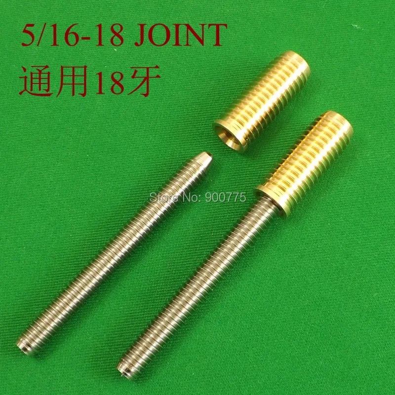 Pool Cue Joint Replacement 5/16-18 Joint Pin for Billiards Cue Rod Pool Stick Billiard  Fittings Pin & Inserts