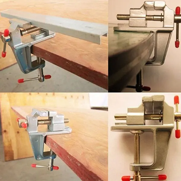 Мини алюминиевый сплав хобби ювелира тиски зажим на стол скамья тиски инструмент