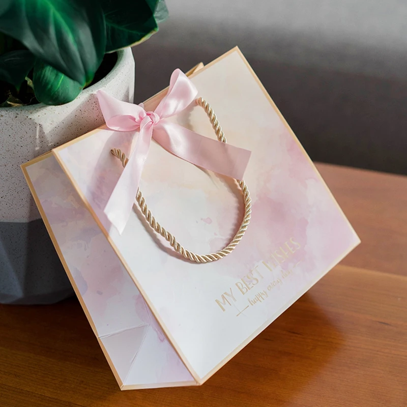 

500pcs/ Lot Customized Paper Bags for Wedding Candy, CreativeGift Bag High-quatity Packaging Bags, Customized Logo Personalized