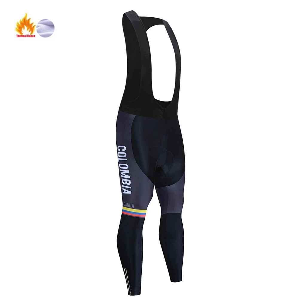 Pro Team, комплект Джерси для велоспорта, Мужская одежда для велоспорта Ropa Ciclismo, Зимняя Теплая Флисовая одежда для велоспорта - Цвет: Cycling pants