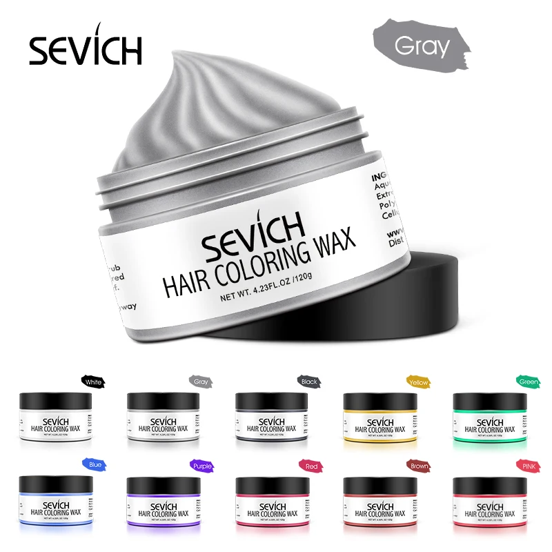 Colorful Temporary Hair Wax Styling Cream