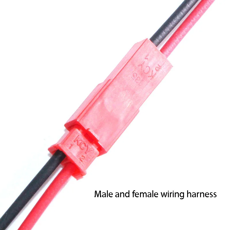 

100mm 10pcs DuPont red and black terminal line 2pin non-standard 22nd battery connection syp2.54 male and female pair wiring