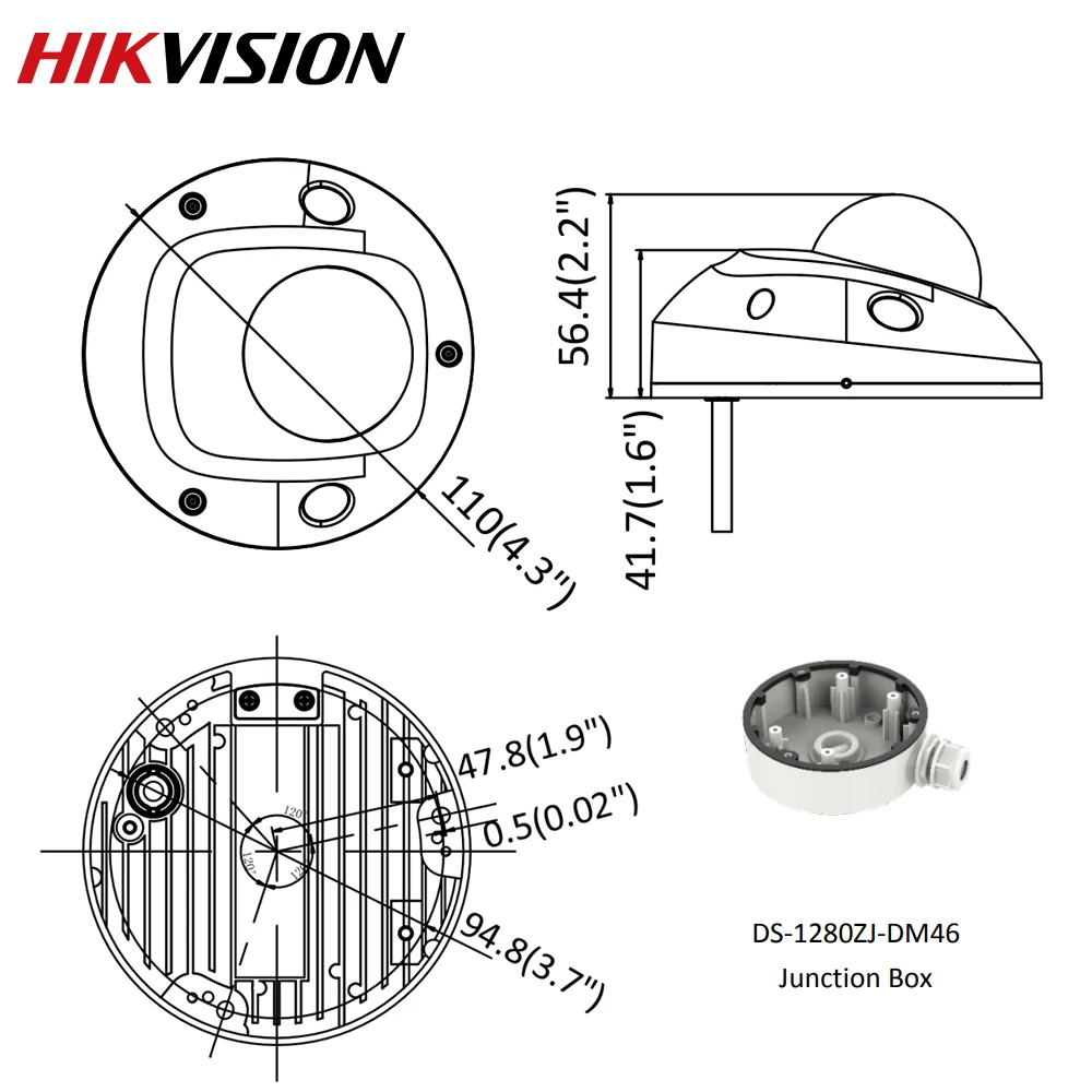 Hikvision оригинальная DS-2CD2543G0-IS POE камера видеонаблюдения 4MP ИК купольная камера H.265+ слот для карты SD распознавание лица 10 м ИК IP67