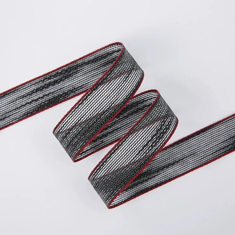 black 35 ярдов/рулон 28 мм лента для DIY Подарочная коробка с бантом Упаковка Украшение букетов Свадебные украшения для рождественской вечеринки - Цвет: black