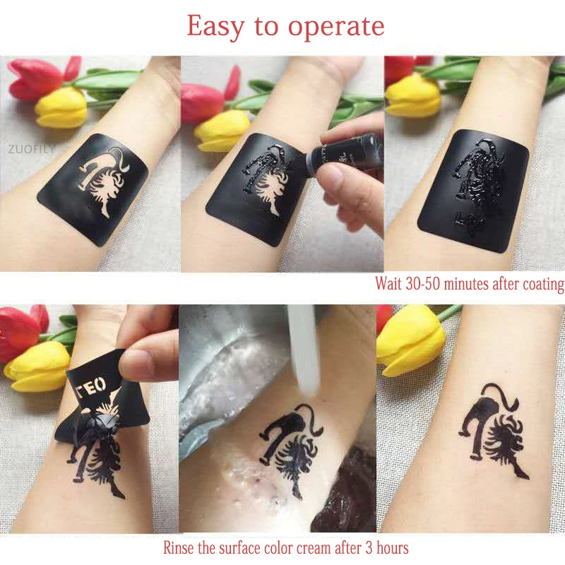 Tattoo Ink Tattoo Ink Pigment Tattoo Ink Kit 10ml Temporary