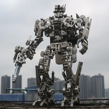 

Metal Transformers Optimus Prime mobile phone holder hand-made model assembly difficult assembly male ornaments