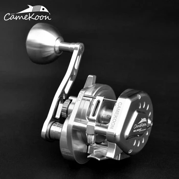 شراءCAMEKOON الصيد العلوي بكرة 6.3:1 نسبة والعتاد 13 + 2 الكرات عالية السرعة بطولة البحر لعبة كبيرة الكمال بطيئة القفز بكرة