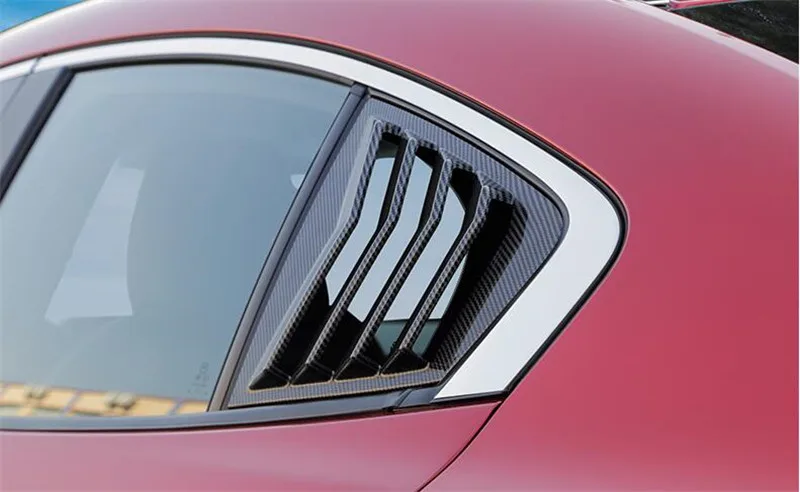 Авто Оконное украшение, накладка, наклейка, автомобильные аксессуары для mazda 3, автостайлинг, 2 шт
