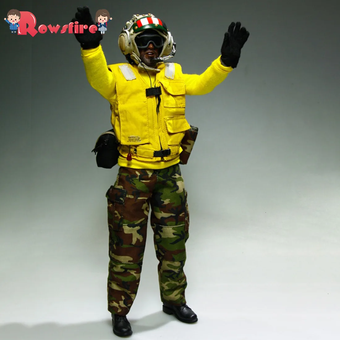 

VeryHot Soldier Model Suit Aircraft Handler Clothes Set For 1/6 12" Soldier Model Kits (Body Head Not Included) Men Gift 2019