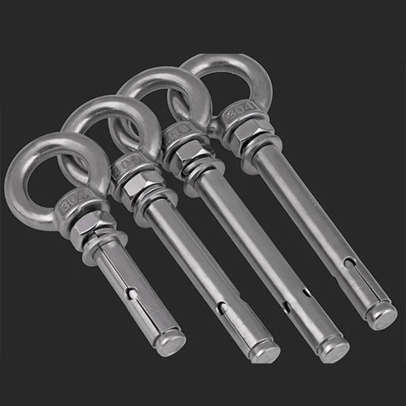 콘크리트 슬리브 앵커 리프팅 아이 확장 볼트 304, 스테인리스 스틸 A2-70, M10, 10mm