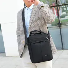 Деловая сумка-тоут Мужская модная повседневная однотонная деловая Холщовая Сумка на плечо уличная сумка-мессенджер мужская сумка