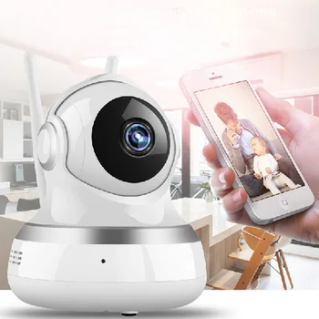 

1080P Wireless Home Security Camera Infrared Night Vision Home Monitor with Mic and Speaker Surveillance PET Camera Move Track