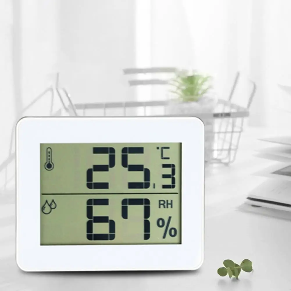 

1pc Home Indoor Room Precise Thermometer Hygrometer Temperature Humidity Measurment Monitor