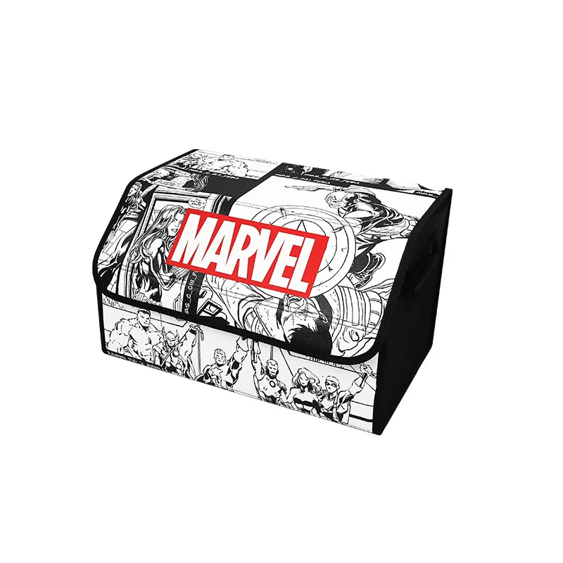 Marvel натуральный продукт автомобильная коробка для хранения багажника сортировочная коробка для коллекции PU кожа Персонализированная и креативная Carto