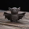 Loveliness Bat Puer Tea Pet Zisha Tea Accessories Ceramic Animal Figurines Household Office Porcelain Decoration Play Tea Toy ► Photo 1/6