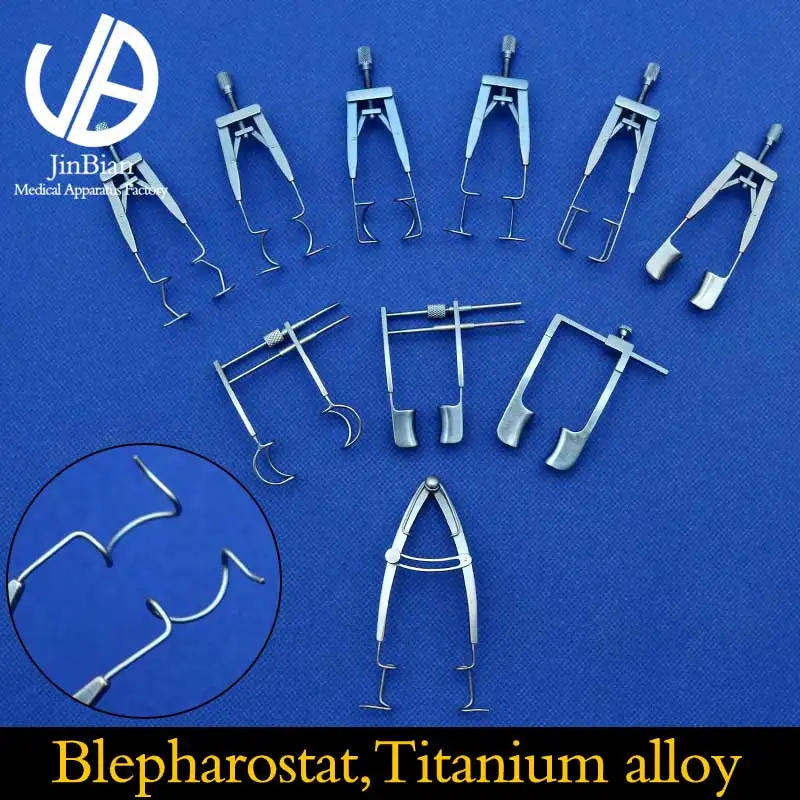 

Blepharostat titanium alloy V-type translation ophthalmic instruments Surgical tools cosmetic plastic surgery