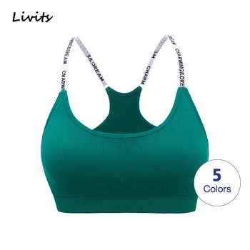 

Women's Sports Bra Push Up Elastic Crop Tops Underwear Shockproof Running Athletic Fitness Training Gym Wear Sexy For Female