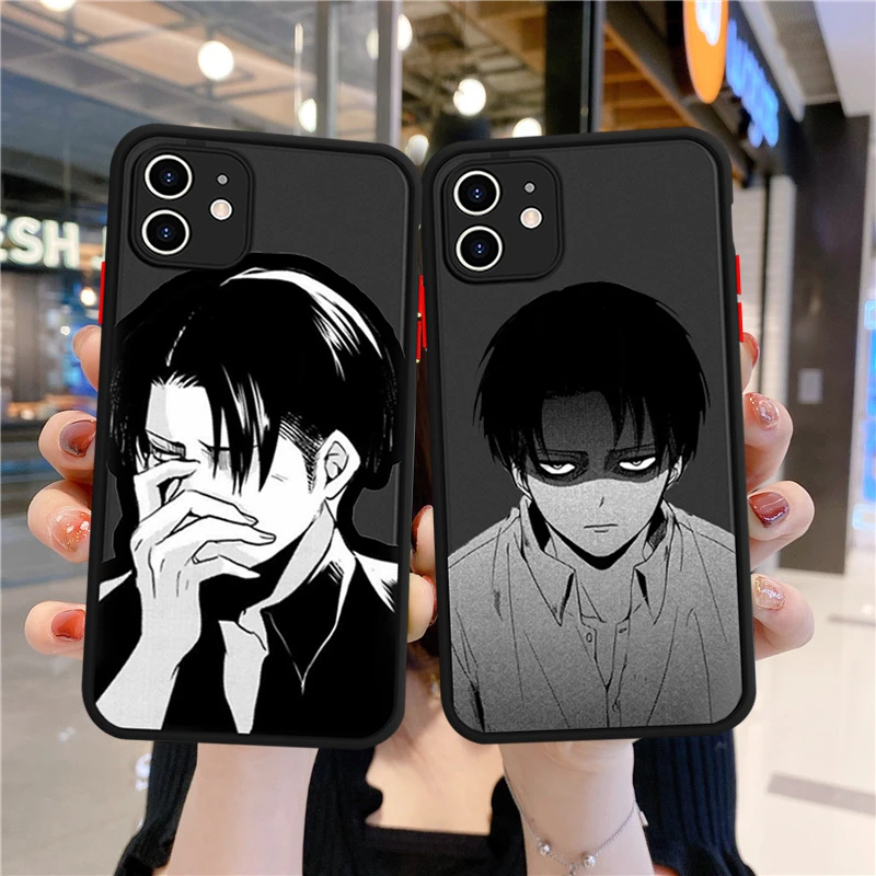 Attack On Titan Anime Phone Cover For Iphone 11 12 13 Pro Max X Xs Xr 7 8 7plus 8plus 6s Se Hard Clear Case Funda Phone Case Covers Aliexpress