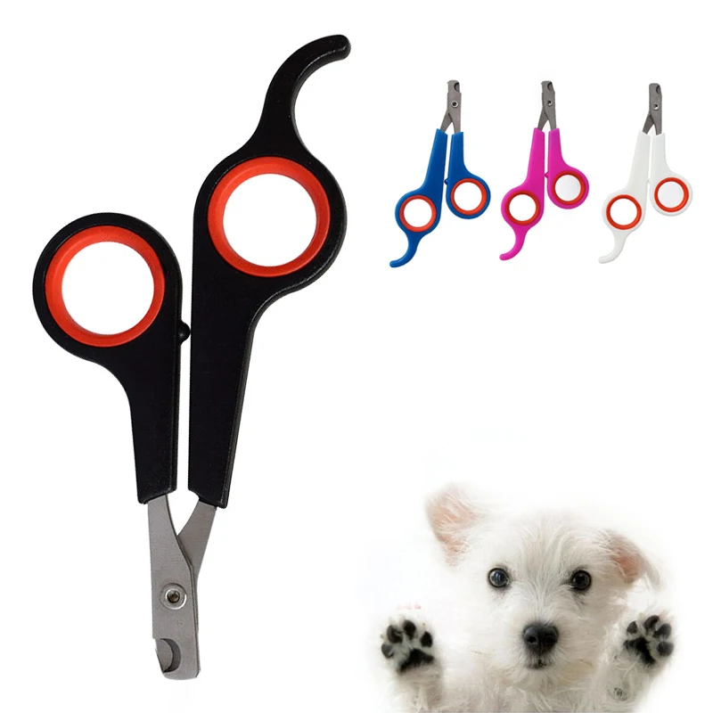 Cortauñas para perros y gatos, herramientas podadoras de acero inoxidable para el cuidado de los dedos de las mascotas