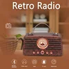 Классический FM-радиоприемник Retekess TR607 в стиле ретро, портативное украшение, MP3 радио, стереоколонка с Bluetooth, AUX, USB, перезаряжаемый ► Фото 2/6