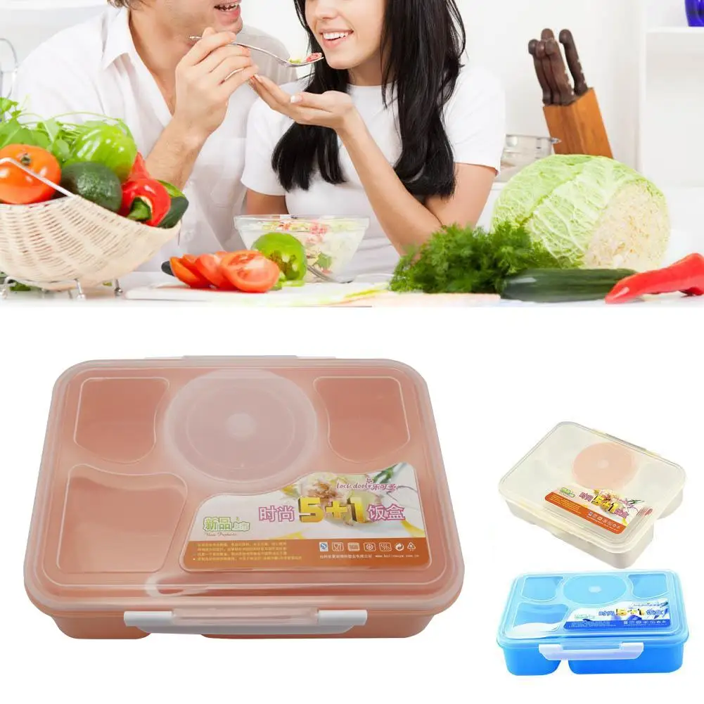 Микроволновая печь Bento Ланч-бокс Microwavable контейнер для еды коробка с ложкой посуда