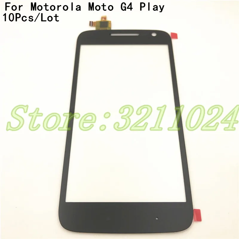 10 шт./лот для Motorola Moto G4 Play G4 играть XT1601 XT1602 XT1603 XT1604 XT1607 XT1609 Сенсорный экран дигитайзер передней Панель Сенсор