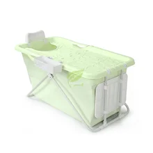 Ванна для взрослых Складная отдельная ванная надувная Ванна пластиковая Ванна пищевой нетоксичный мягкий материал водонепроницаемое освещение для ванной