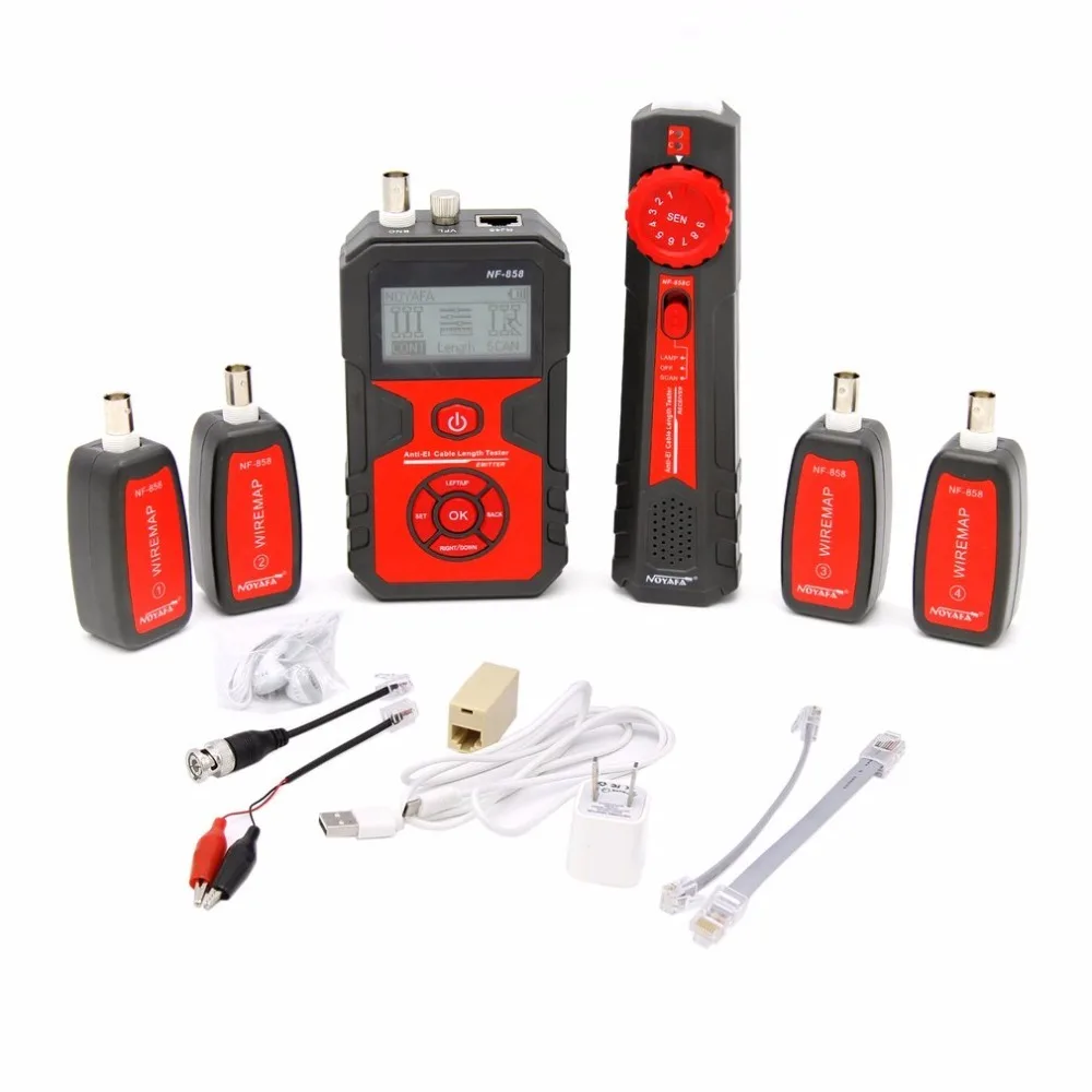  Noyafa NF-858 Network Cable Line Locator Portable Wire Tracker Cable Tester Finder For Cable Testin