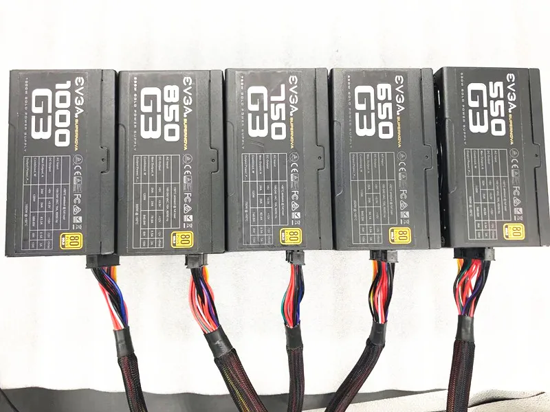 used original EVGA 80PLUS gold 550G3 650G3 750G3